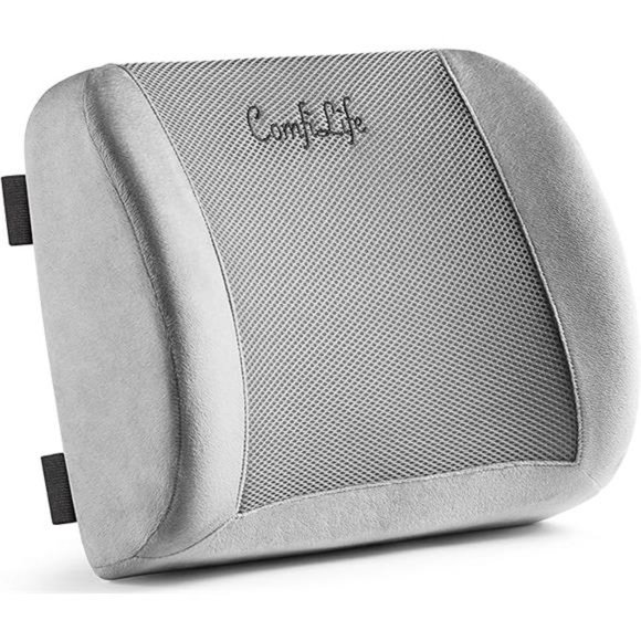 Lumbar Support Back Pillow Office Chair and Car Seat Cushion - Memory Foam - Picture 1 of 7